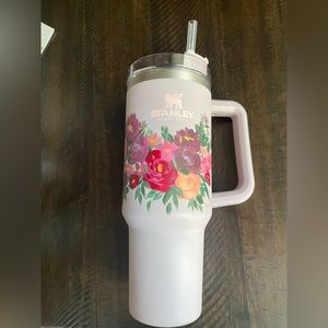 Painted Floral Azalea Stanley 40oz Quencher